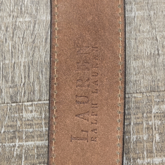 Lauren Ralph Lauren Womens Brown Leather Belt, Large - Picture 11 of 15